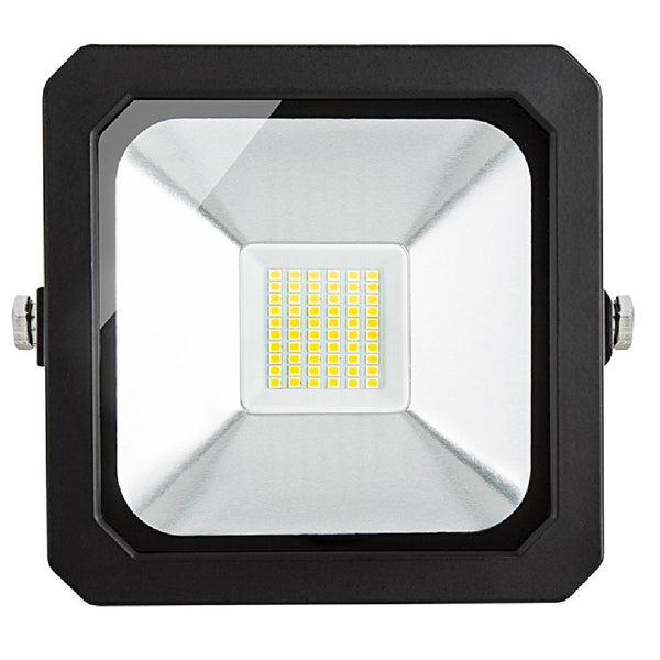 30 Watt LED Flood Light Fixture - Low Profile - 2,500 Lumens